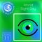 World Sight Day. Concept of a holiday of health. Symbolic image of the eye. Iris is the planet Earth. Calendar. Holidays Around th