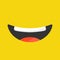 World smile day with braces by happy and smiling everyday Fun vector thoughts emoji face emotion smiley symbol Draw relax Funny