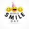 World Smile Day design template, October 2