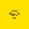 World Smile Day Vector Template Design Illustration