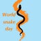 World Snake Day Vector Illustration