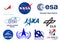 World space agencies logos