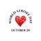 World Stroke Day design vector.