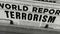 World terrorism and political violence newspaper printing press