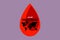 World Thalassemia day on blood drops background.