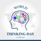 World Thinking Day Vector Illustration