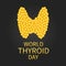 World thyroid day poster