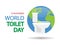 WORLD TOILET DAY BACKGROUND