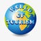 World of tourism. Planet.