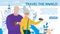 World Travel for Retired People Homepage Design