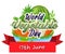 World Vegetable Day banner with vegetables and fruits