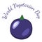 World Vegetarian Day. Fruit - figs