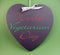 World Vegetarian Day message text written on heart shape blackboard