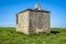 The World War 2 lookout at the Dun Briste Sea Stack Off The Cliffs Of Downpatrick Head In County Mayo - Ireland