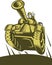 World war two Battle tank