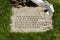 World War Two Monument Stone At The Amstelpark Park At Amsterdam The Netherlands 2020