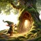 world of warcraft fantasy artwork child adventurer fairy tale character illustration