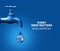 World Water Day Concept. Every Drop Matters.