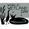 World Wetland Day, wetlands day, nature near water body, silhouette of birds and plants near swamp