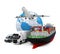 World Wide Cargo Transport Illustration