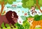 World Wildlife Day Vector Illustration on March 3 with Various a Animals to Protection Animal and Preserve Their Habitat in Forest