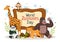 World Zoonoses Day Vector Illustration on 6 July with Various Animals which is in the Forest in Flat Cartoon Hand Drawn