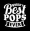 worldâ€™s best pops ever t shirt design