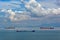 Worldâ€™s busiest shipping lane - Straits of Malacca and Singapore.