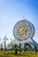 Worldâ€™s tallest ferris wheel in an enclosed space of white marble-clad, Turkmenistan