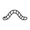 Worm icon vector illustration