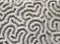Worm Pattern Limestone Carving
