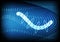 Worm Traffic Technology Blue Background