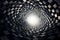 wormhole, spiral grid tunnel, Abstract frame tunnel, Generated AI