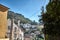 Worms eye view of the impressive Palace da Pena over the hill in