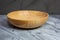 Wormy maple wood bowl