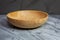 Wormy maple wood bowl