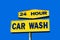 Worn Car Wash Sign