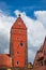 Wornitz Gate at Dinkelsbuhl historic town in Central Franconia Bavaria Germany