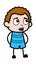 Worried Cartoon Kid Talking