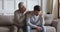 Worried old father say sorry apologizing stubborn young adult son