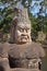 Worrier Face statue Angkor Wat Cambodia ruin historic khmer temple