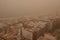 The worst sand storm in the last 20 years. Las Palmas de Gran Canaria, 23 February 2020