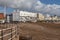 WORTHING, WEST SUSSEX/UK - NOVEMBER 13 : View of buildings along the seafront in Worthing West Sussex on November 13, 2018.