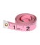 Wound up Pink Measuring Tape Roll