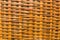 Woven bamboo craft basket pattern background