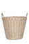 Woven baskets made of rattan wood.