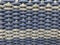 Woven grey and dark blue small tight cotton rolls as a pattern of wicker