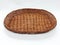 Woven Rattan Tray for Fruit and Food Kitchen Decorations in white isolated background 03