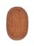 Woven Rattan Tray for Fruit and Food Kitchen Decorations in white isolated background 04