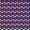 Woven seamless pattern color blocks pixel texture.